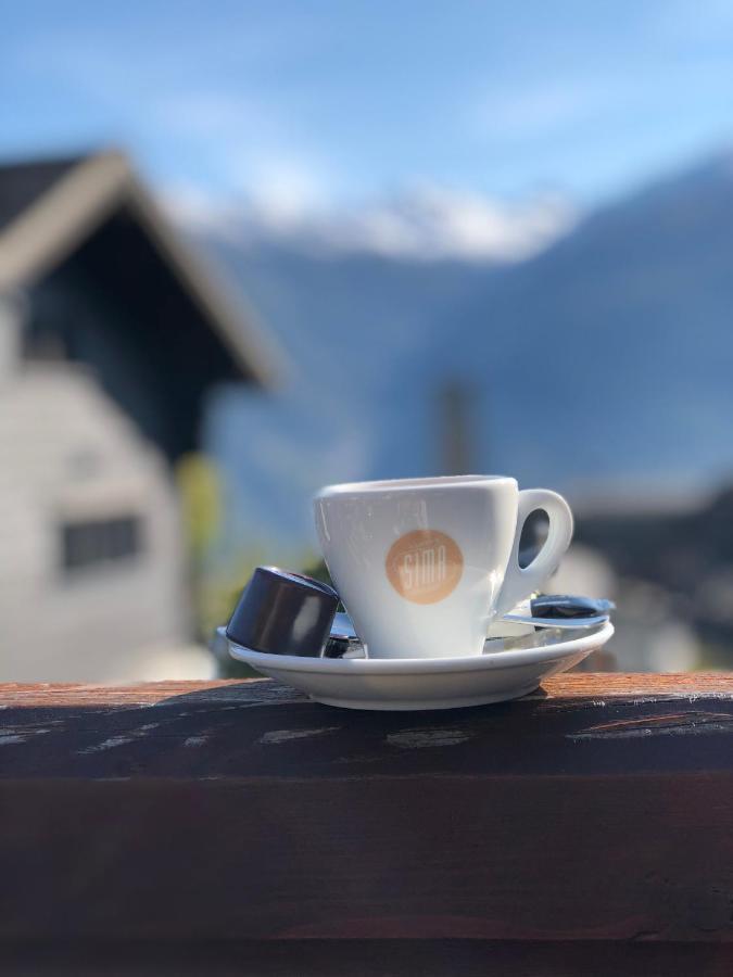 Cafe Cher-Mignon Et Chambres D'Hotes Chermignon-d'en Haut Екстер'єр фото