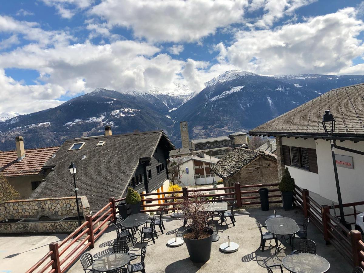 Cafe Cher-Mignon Et Chambres D'Hotes Chermignon-d'en Haut Екстер'єр фото